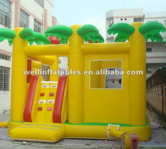 professional inflatable combo slide for sale / inflatable combo castle