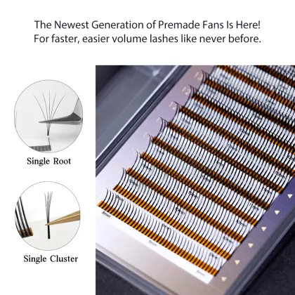 Wholesale 3D W YY Shaped Faux Eyelashes