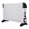 Calentador de convector pequeño y eficiente con turbo y temporizador