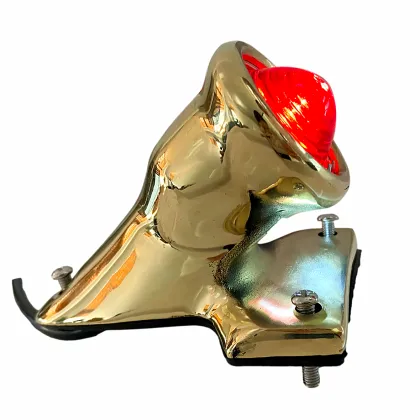 Brass Crocker Style Vintage Tail Light for Harley Bobber