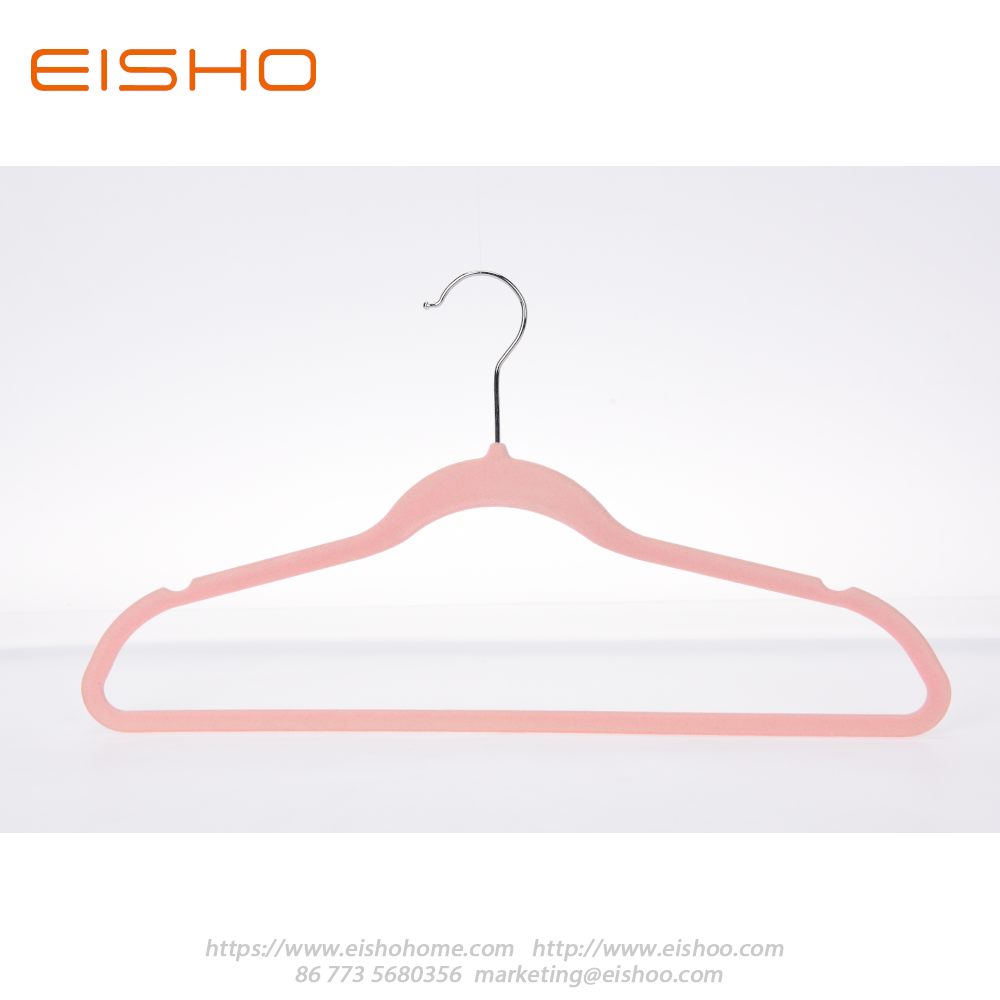 13 Pink Velvet Hangers