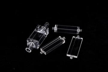 Customized Fully Frit-fused quartz flow cells