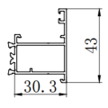 Aluminium -Extrusion stirbt für thermische Bruchfenster