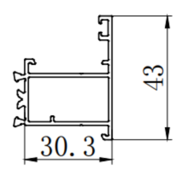 Aluminium -Extrusion stirbt für thermische Bruchfenster