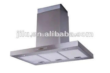 T shape island kitchen chimney aire range hood