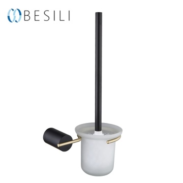 Wall-Mounted Stainless Steel Bathroom Toilet Brush Holder - Matte Black, Good Price