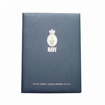 Certificate Cover, Can Make Gold or Silver Logo Stamping on the Cover