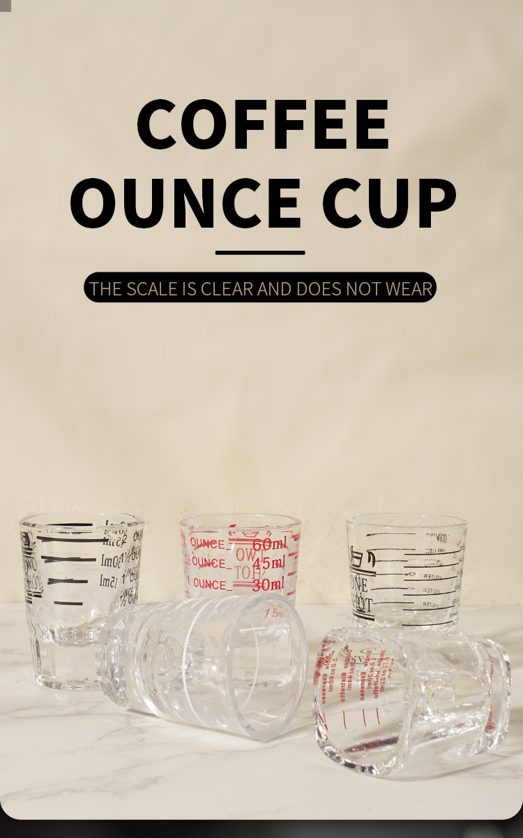 Glass shot cup