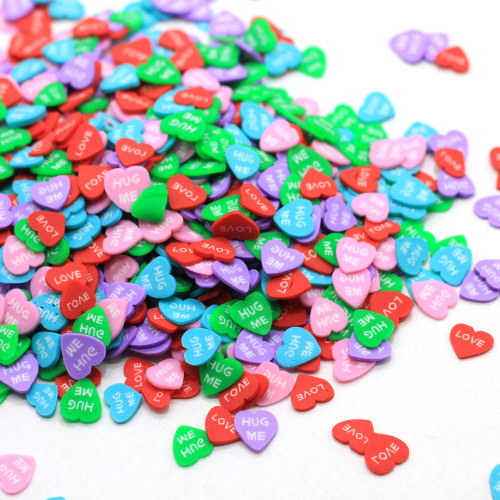 Heart Love Polymer Clay Sprinkle For Kids Diy Craft Clay Nail Art Scrapbook Decoration DIY