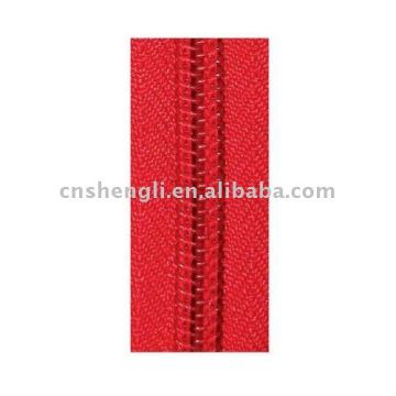 5# color long chain nylon zipper