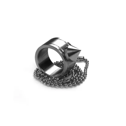 Self Defense Supplies Stinger Finger Ring Chain Defense EDC Stainless Chain Finger Defense Ring Self Defense