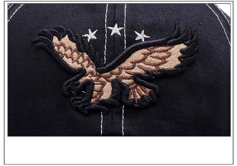 Duck cap eagle embroidered baseball cap (11)