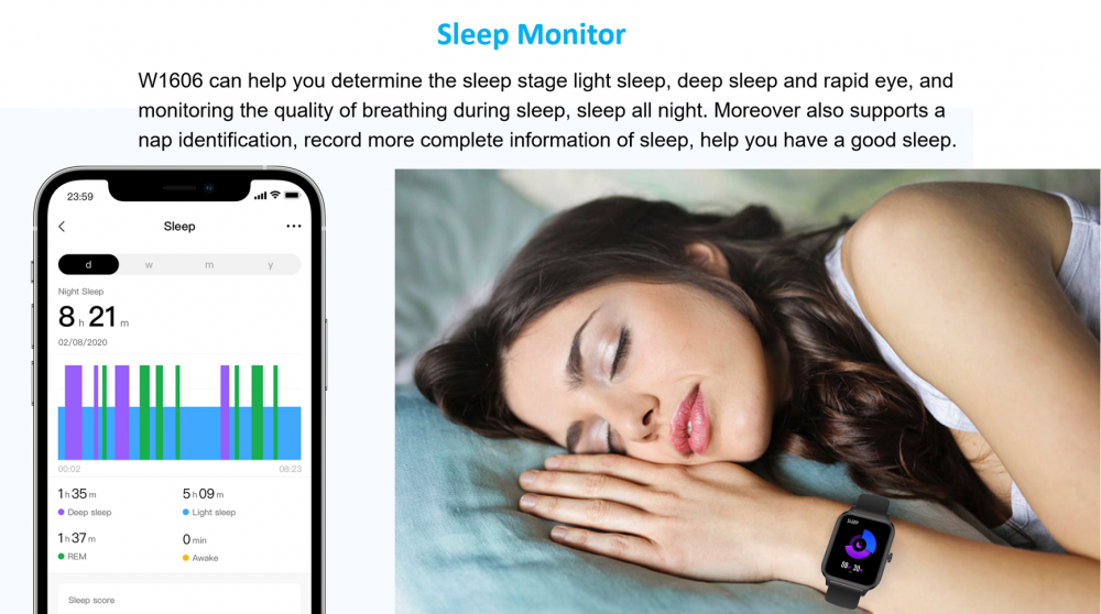 Smart Watach Sleep Monitor