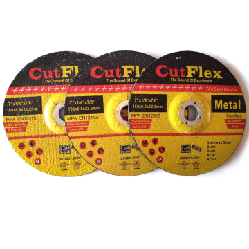 Flexovit 4.5'' Zirconia Silicon Carbide Aluminum Oxide Abrasive Grinding Wheel for Steel and Metal
