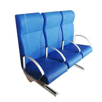 Fire Resistant Waterproof PU Leather Fabric for Ferry Boat Seats