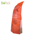 Stand op zak voor huisdieren voedseltas met raamkleed afdrukken
