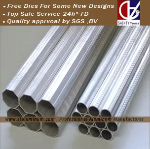 aluminum tubes with kinds of surface treatment