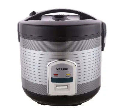 New Rice Stainless Steel Black Cooker Steamer - 4L/5L/7L Rice Cooker