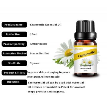 Bulk Wholesale Therapeutic Grade Natural Pure Chamomile Flower Essential Oils Chamomile Oil For Aromatherapy