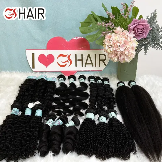 Vietnamese Cuticle Aligned Raw Human Hair Vendors for Wavy and Curly Bundles