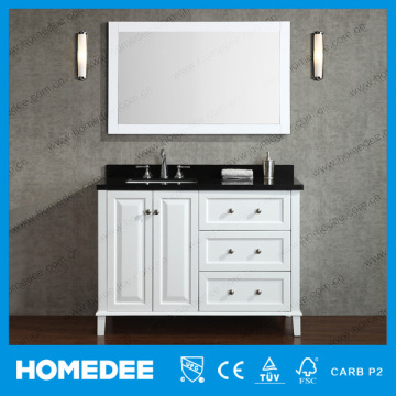42 Inch White Lacquer High End Italian European Style RV Bathroom Vanity