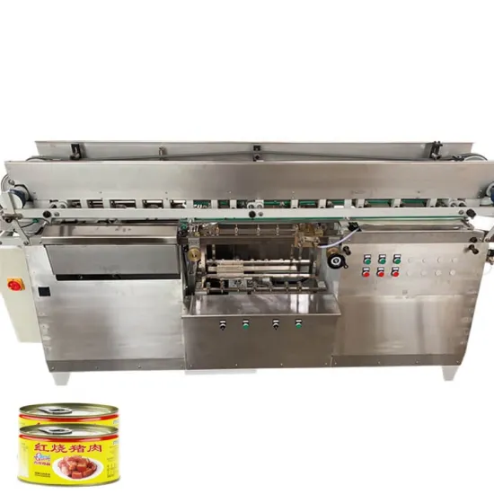 Higee Halal Canned Meat Hot Melt Glue Labeling Machine