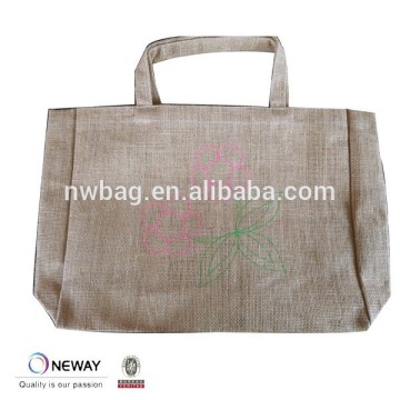 2015 Low Price High Quality Jute Shopping Bag/Printed Jute Shopping Bag/Custom Printed Jute Shopping Bag