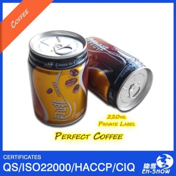 Private Label 250ml Can Coffee Drink