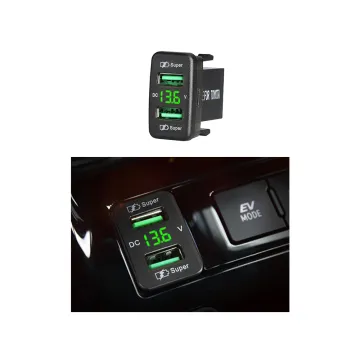 12V Toyota Camry Cross Bus Fast Charging 45W 12V Usb Socket Usb Type C Cell Phone Car Charger
