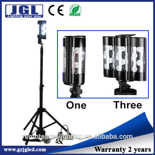 yard area machinery industrial high quality tools 120W portable LED telescoping tripod stand lighting RLS835