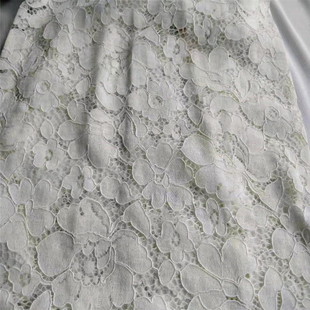 Nylon Coton Rayonne Fleur Dentelle