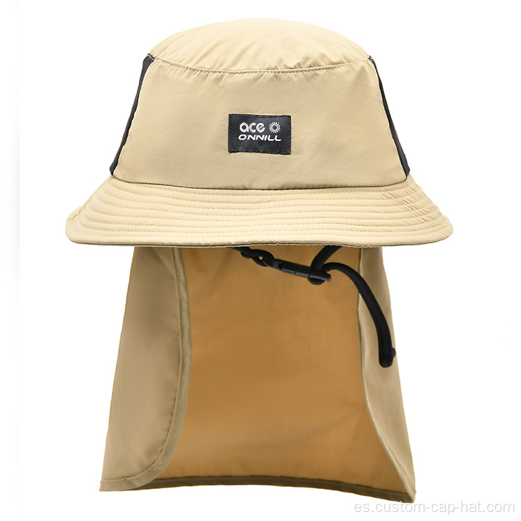 Sombrero de cubo de protección solar de la aleta del cuello