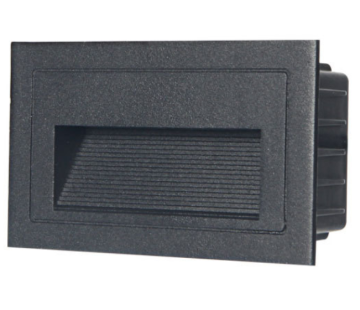 Dawn Dövme Alüminyum Merdiven Işığı - 3W, 5W, 7W Siyah Şık Kabuk 220V