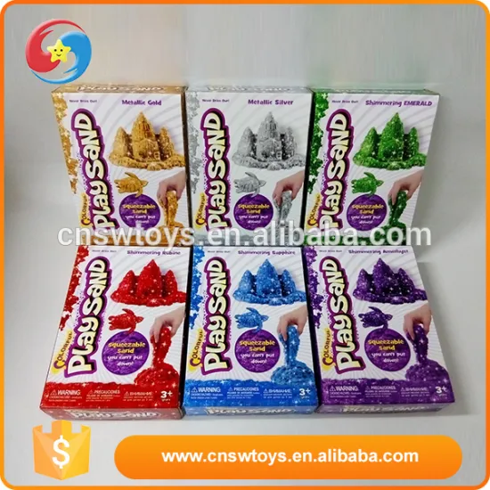 Kids favourite educational magic play art diy colorful sand toy