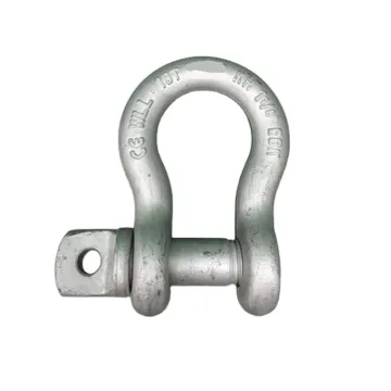 High-Quality Galvanized Spiral Pin Anchor Shackles in Custom Sizes