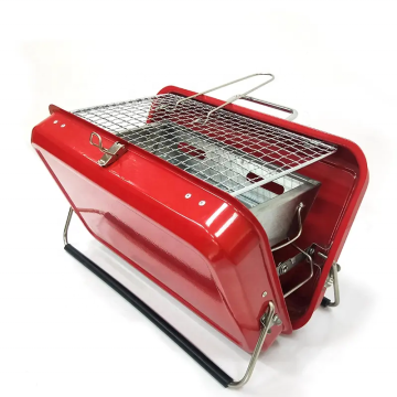 Portable Folding Stainless Steel Charcoal BBQ Grill for Camping and Outdoor Use