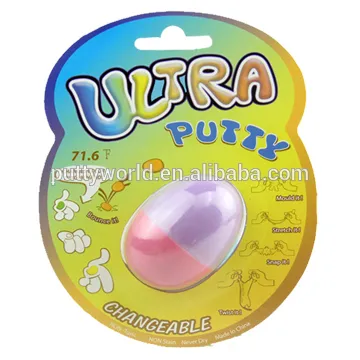 color changing Bouncing putty in egg Ultra putty handgum
