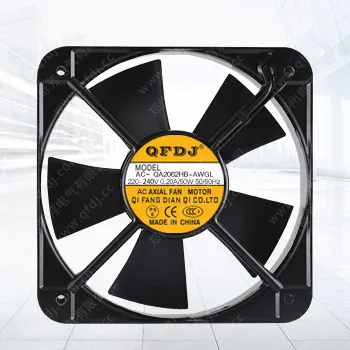 Super large airflow ac cooling fan ac centrifugal fan 200mm ac radial fan