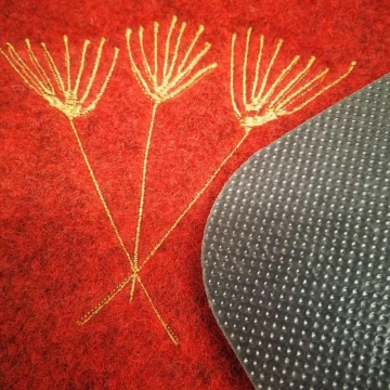 Polyester embroidery custom entrance door mat