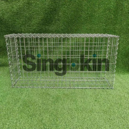 Customized GI 2x4 Welded Metal Cages for Gabion Landscape