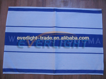 100% cotton strip tea towel