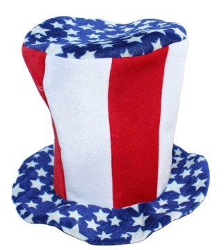 Red White Blue Star Pattern 4th of July USA Hat for Independence Day and Halloween