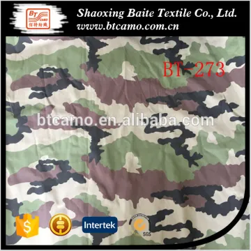 T/C 65/35 Ristop Woodland Camouflage Fabric