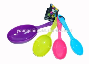 hot sale high quality Plastic Measuring Spoon set of 4