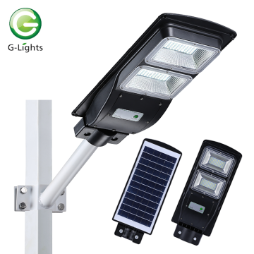 Luz de rua solar all-in-one IP65 20W-60W integrada