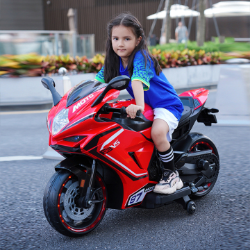Bedoch Children's Electric Motorcycle Can Ride Both Male and Female Babies, Large Toy Car, Children's Rechargeable Children's Ca