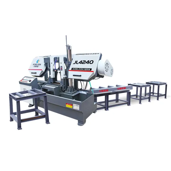 Automatic construction rebar sawing Metal cutting band saw machine