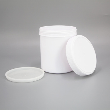 Customized 1L plastic bucket with lid for food