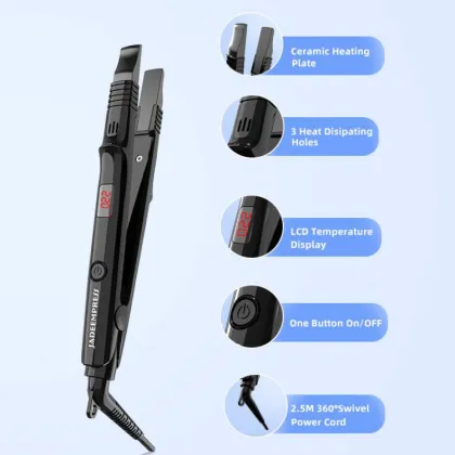 2023 Professional Hot Sales Fusion Hair Extension Tools: PTC Fast Heating Hair Extension Tool