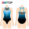 Sublimação personalizada Spandex por atacado de ginástica collants